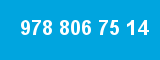 978 806 75 14 978 806 75 14